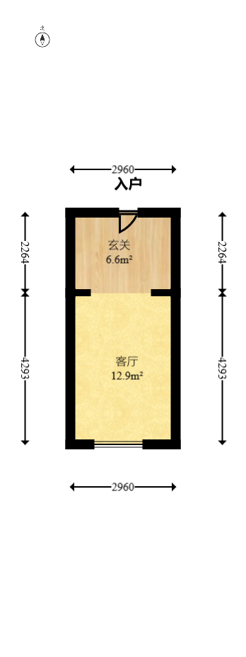 保利天禧EF区  1室1厅1卫   39.00万室内图1