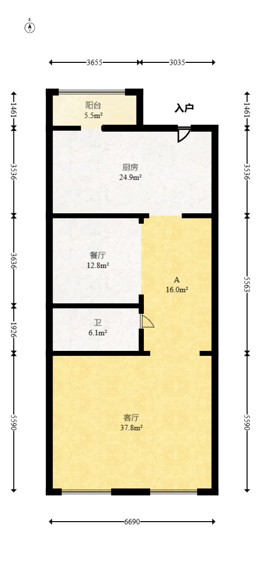 佳兆业水岸新都  4室2厅3卫   320.00万室内图1