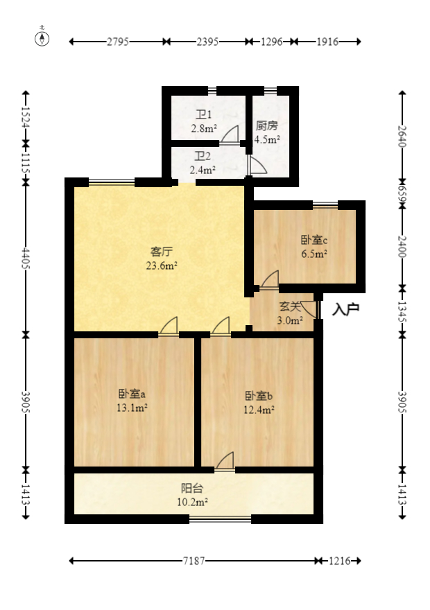 望城海利宿舍  3室2厅1卫    28.8万 望城海利宿舍  3室2厅1卫    28.8万户型图