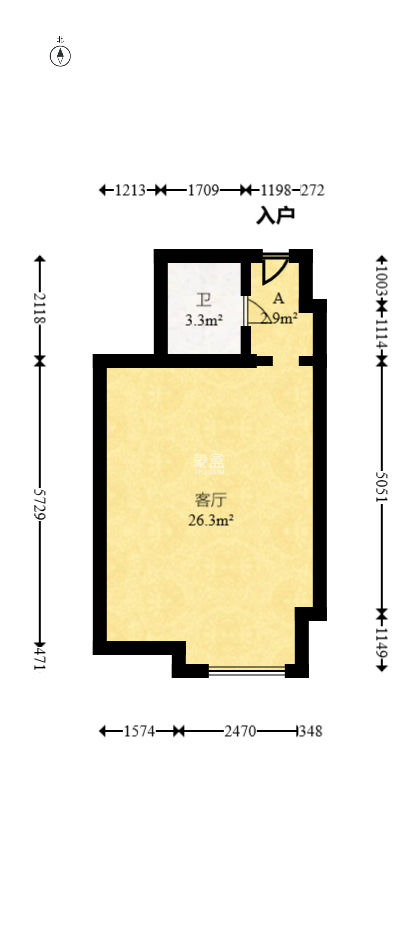 锦华时代  1室0厅0卫   25.00万