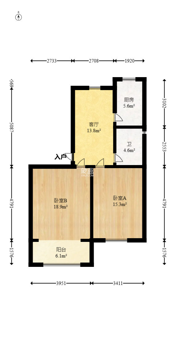 东风一村社区房（王家垅）  2室1厅1卫   38.00万