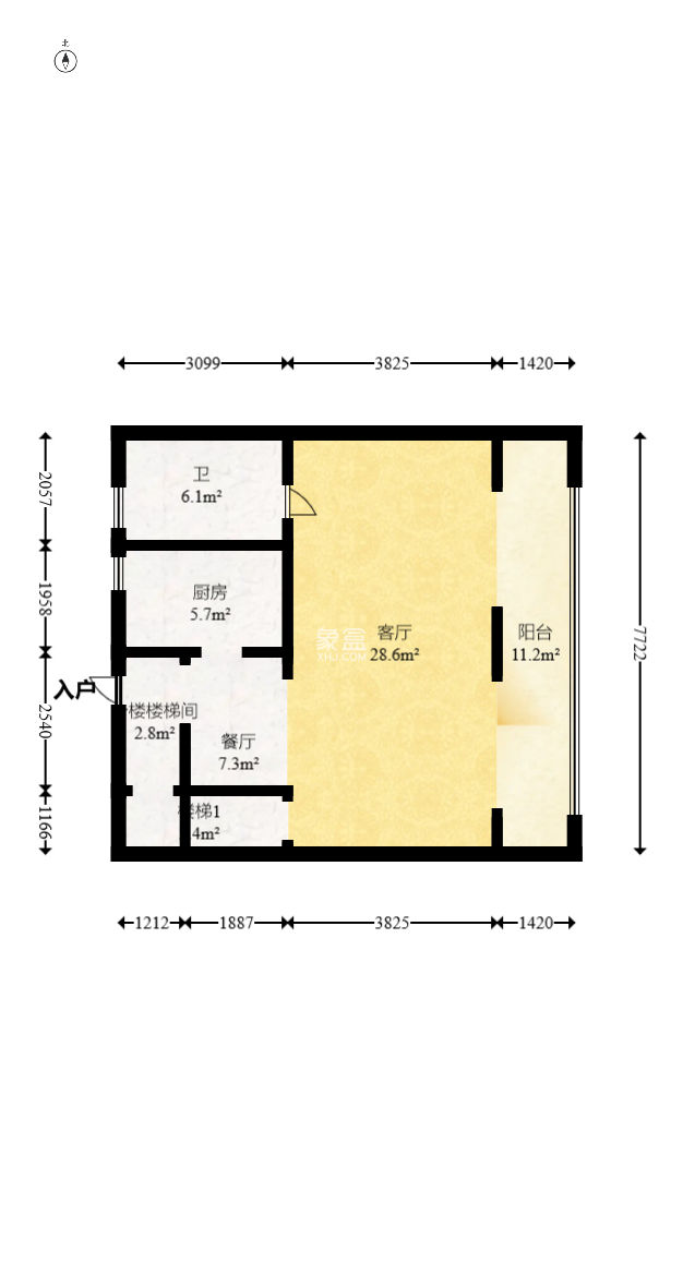 建發(fā)央著  3室2廳2衛(wèi)   188.00萬