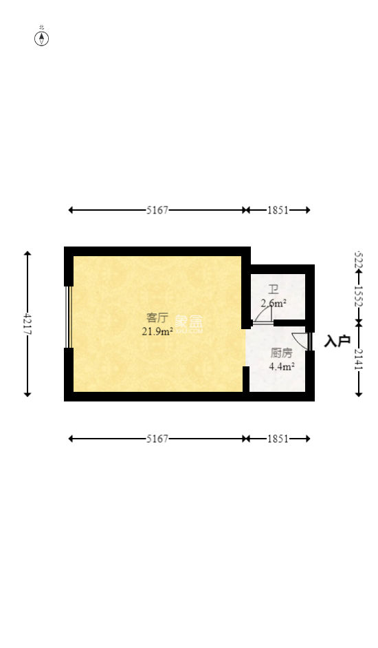 芙蓉同发  1室1厅1卫   32.00万