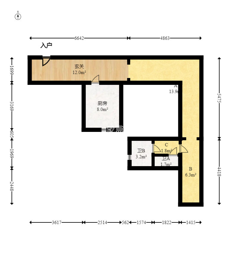 欧陆经典  3室2厅2卫   125.00万