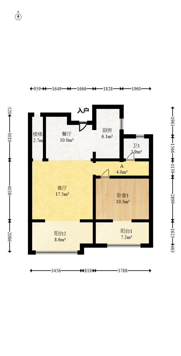 润和湘江天地D区  4室2厅2卫    130.0万 润和湘江天地D区  4室2厅2卫    130.0万户型图