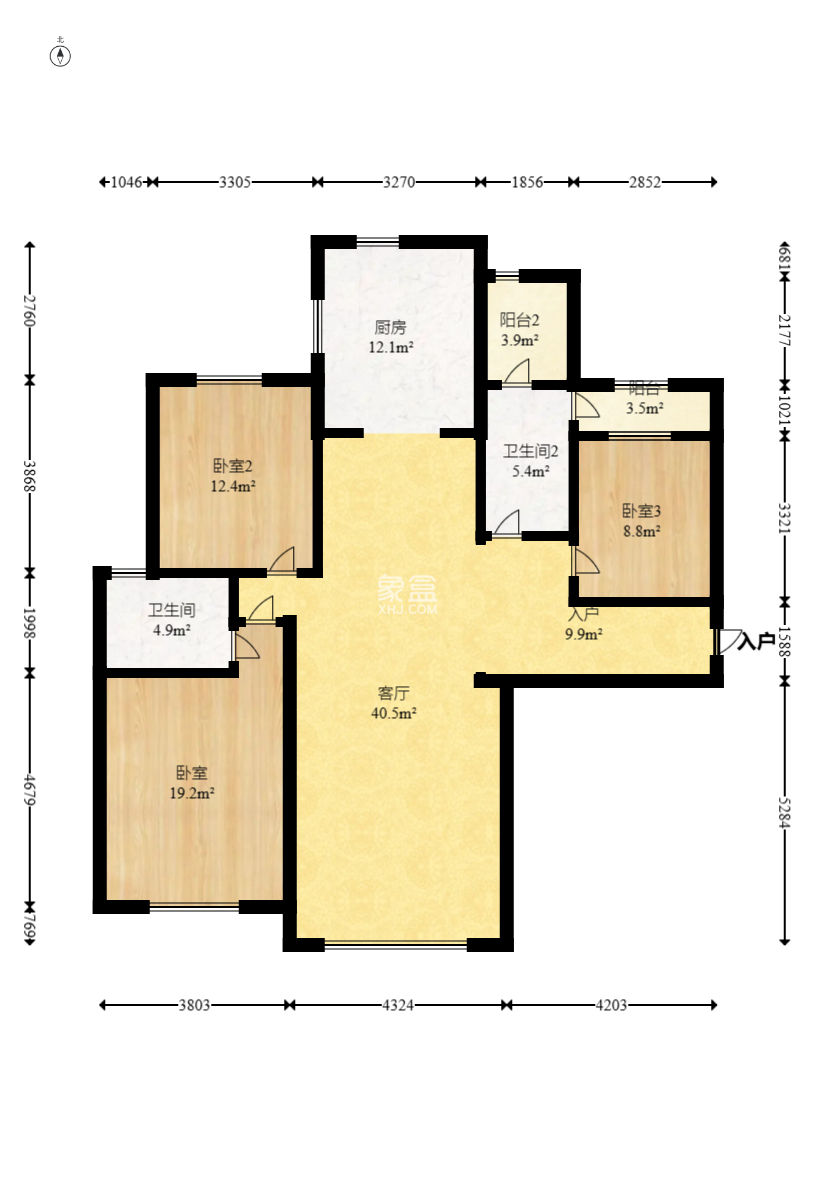 中交中央公园D4区  3室2厅2卫   139.80万