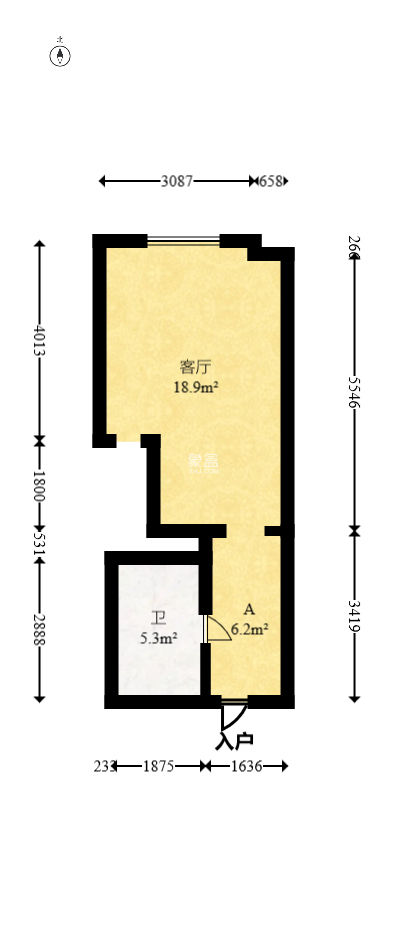 藏珑湖上公馆  1室0厅0卫   42.80万