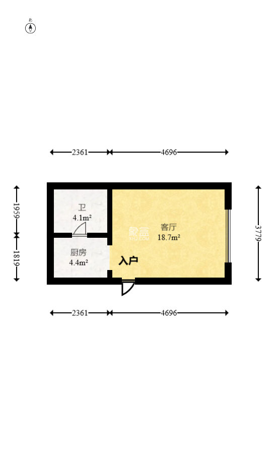 中建悦和城  1室1厅1卫    32.8万