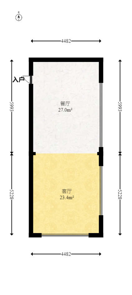 华润置地广场二期  2室1厅1卫   48.00万室内图1