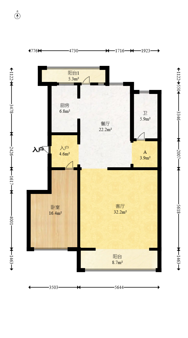 合能枫丹新里  4室2厅2卫    136.8万 合能枫丹新里  4室2厅2卫    136.8万户型图