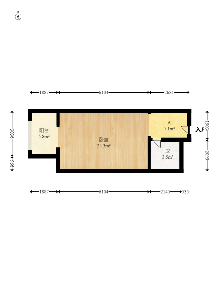 美林美寓 0室0厅0卫 38.0万 美林美寓 0室0厅0卫 38.0万户型图