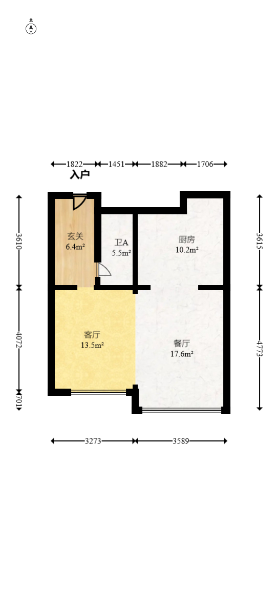 保利天禧EF区  2室1厅2卫   120.00万室内图1