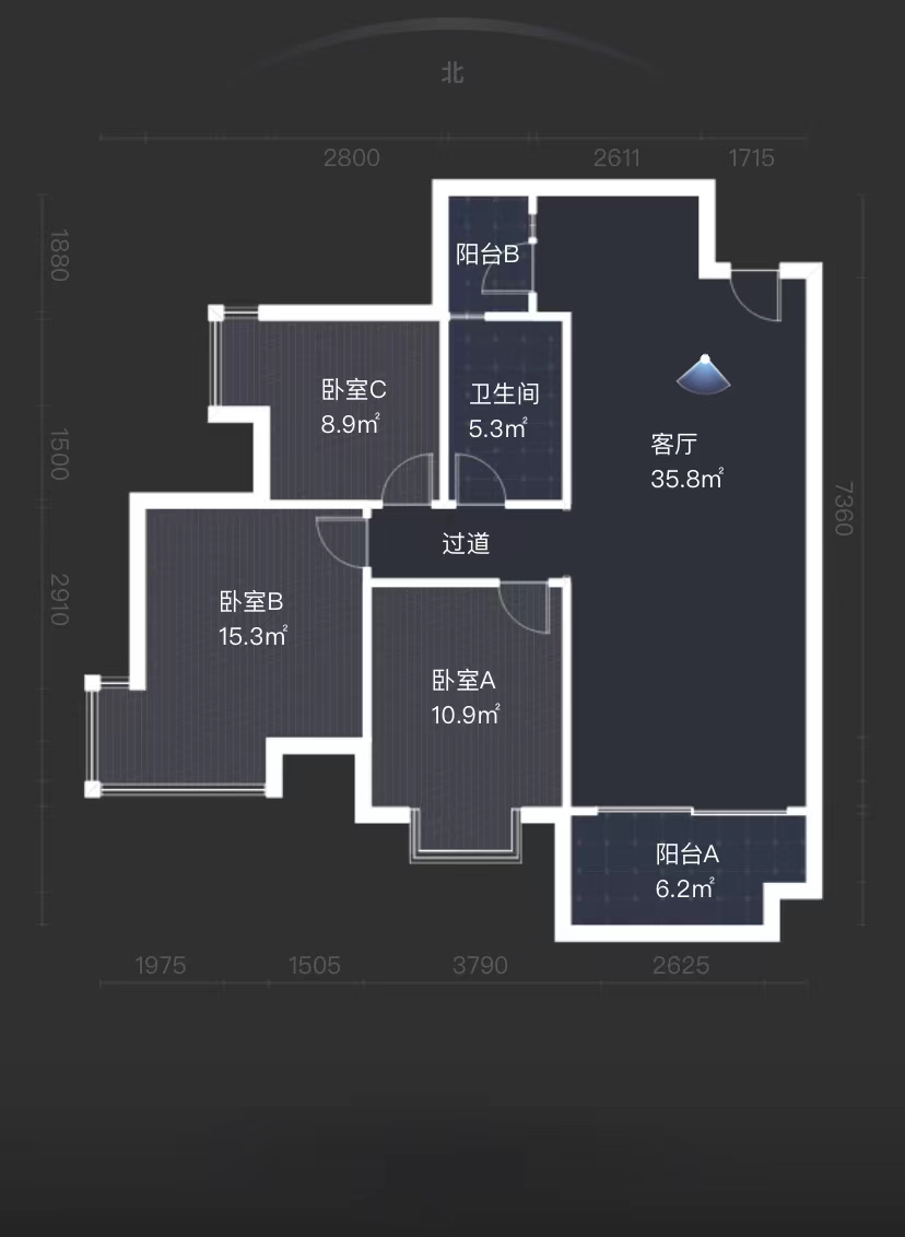 城发锦城 3室2厅1卫 57.00万 城发锦城 3室2厅1卫 57.00万室内图