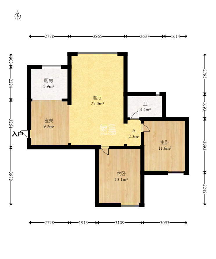 學府星城 3室2廳1衛 58.00萬