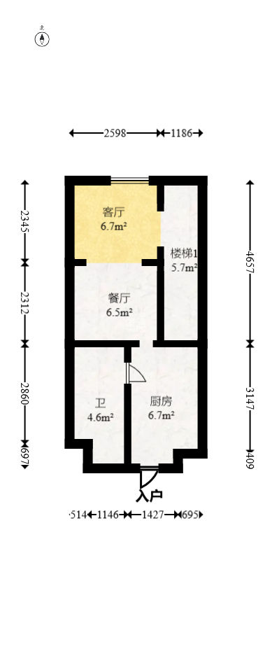 信诚湘江揽月（至善美景大厦）  1室1厅1卫   29.80万