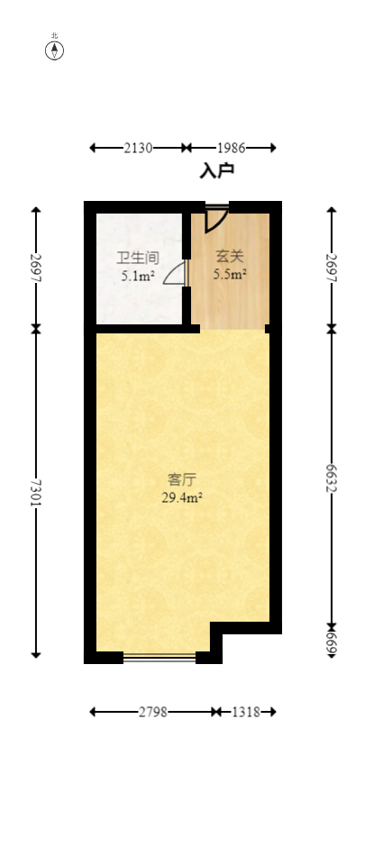 嘉宇银杉(嘉宇西苑) 1室0厅0卫 27.8万 嘉宇银杉(嘉宇西苑) 1室0厅0卫 27.8万户型图