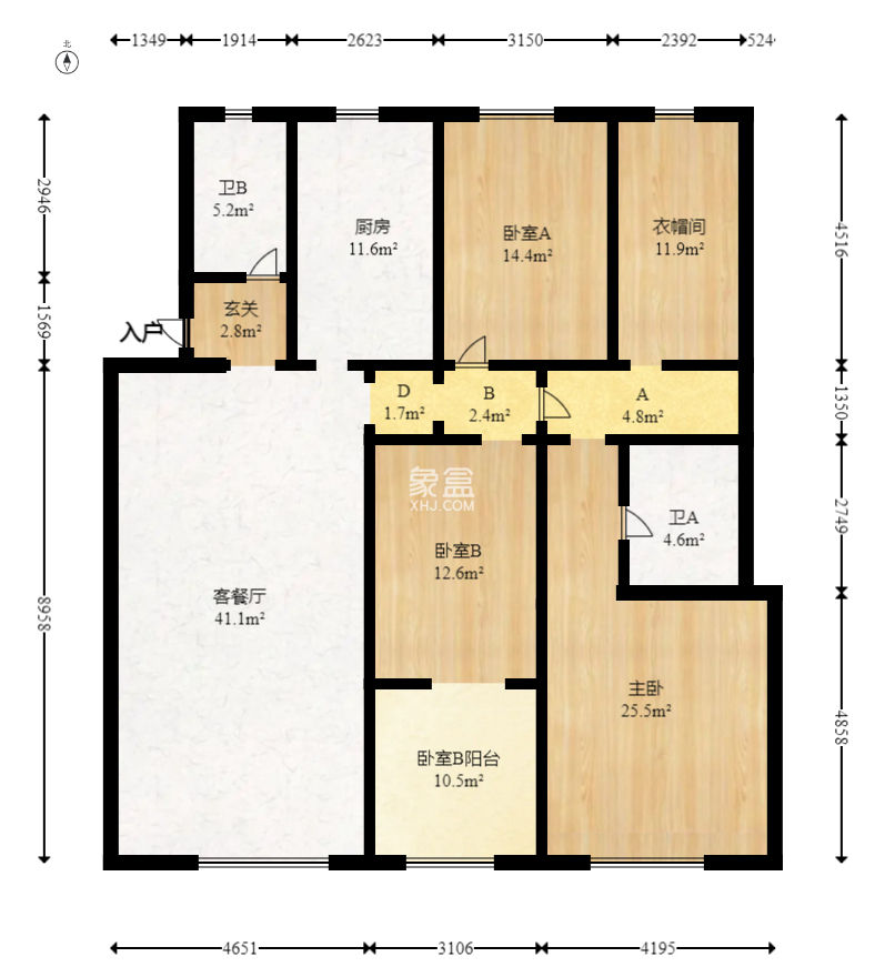 麓山國(guó)際實(shí)驗(yàn)學(xué)校教師公寓宿舍  4室2廳2衛(wèi)   228.00萬(wàn)