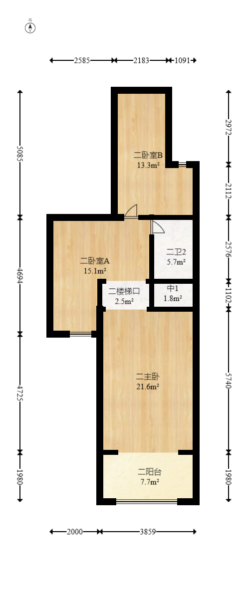 邦盛水岸御园  1室0厅0卫   66.80万室内图1
