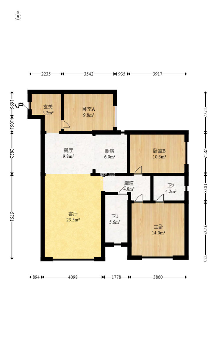 枫华府第  3室2厅2卫    58.8万 枫华府第  3室2厅2卫    58.8万