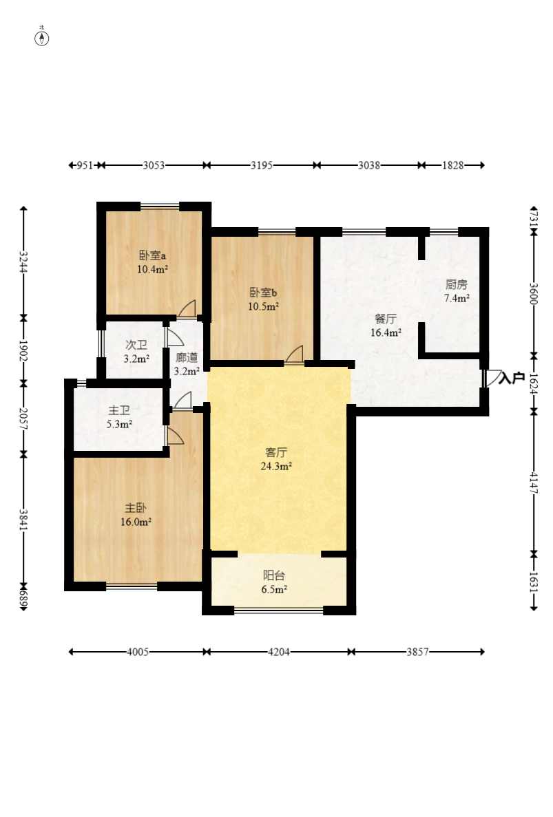中冶中央公园  3室2厅2卫    120.0万 中冶中央公园  3室2厅2卫    120.0万户型图