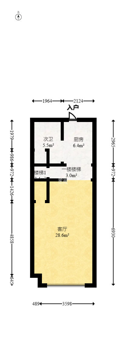 达美寰宇中心  2室11厅1卫    86.8万