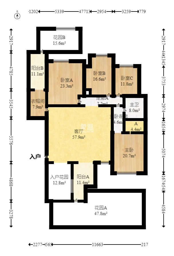 中建芙蓉和苑  6室2厅3卫   358.00万
