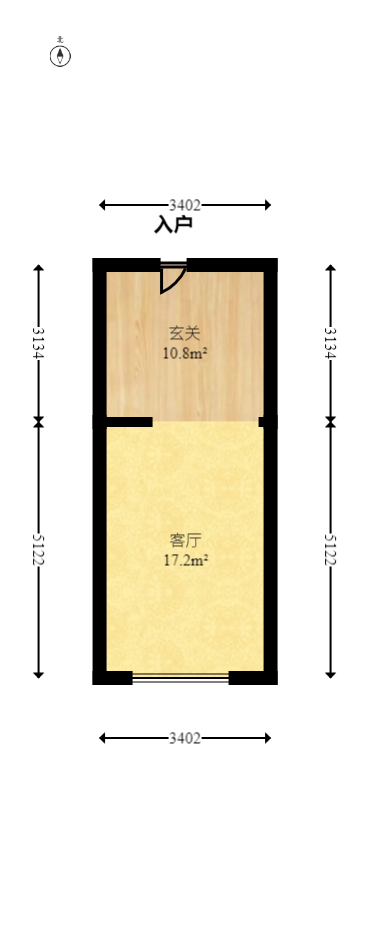 时代MOMA云PARK  1室1厅1卫   35.00万室内图1