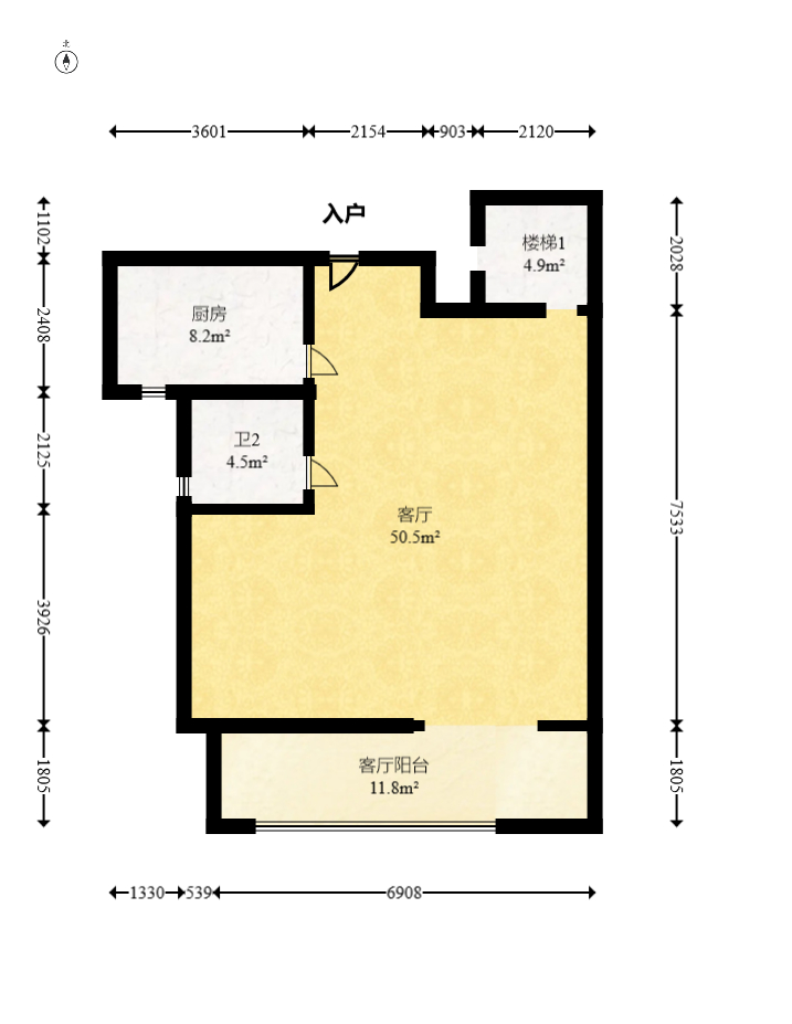 中建钰和城  4室2厅2卫   160.00万室内图1