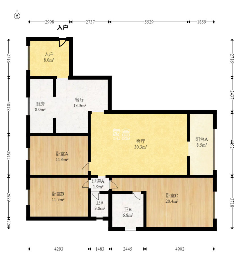 桃阳苑（省人大单位房）  3室2厅2卫   150.00万