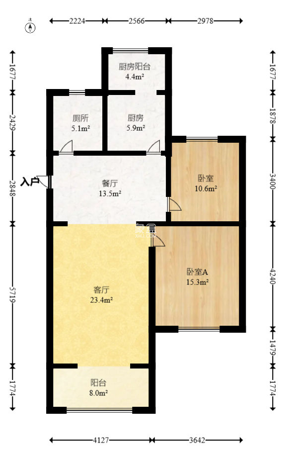 江濱家園  1室0廳0衛(wèi)   40.00萬(wàn)