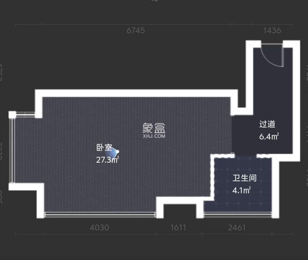 未来云环球中心  1室1厅1卫   55.00万