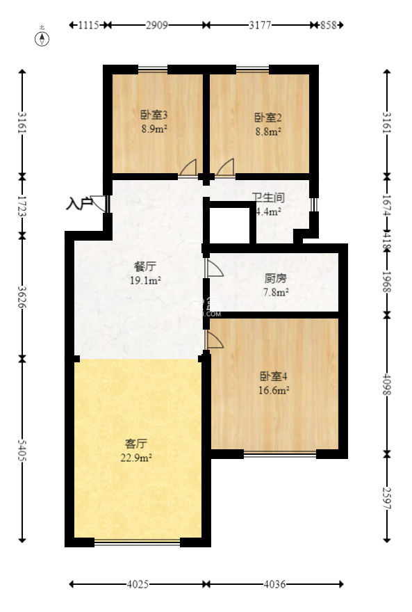 辉宏橄榄城  3室2厅1卫    68.8万