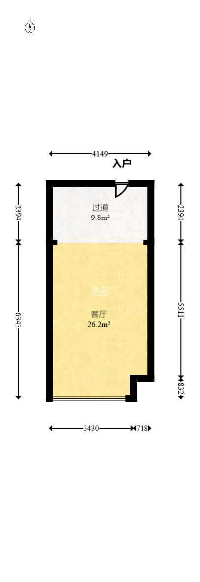 润和滨江府  2室2厅1卫   25.00万