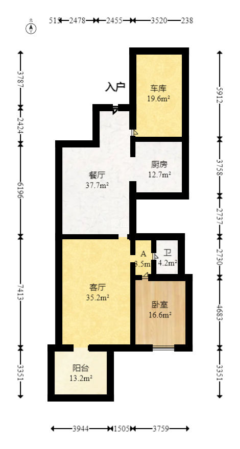 归心苑  6室2厅4卫   660.00万