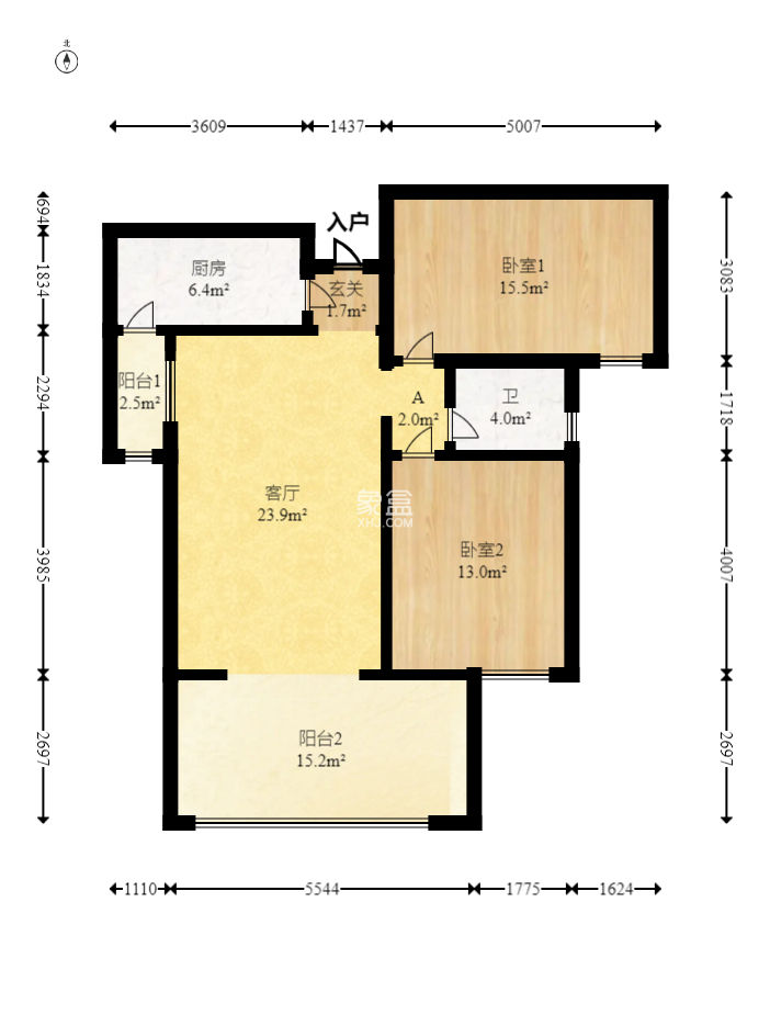 明发国际城  3室2厅1卫    65.0万