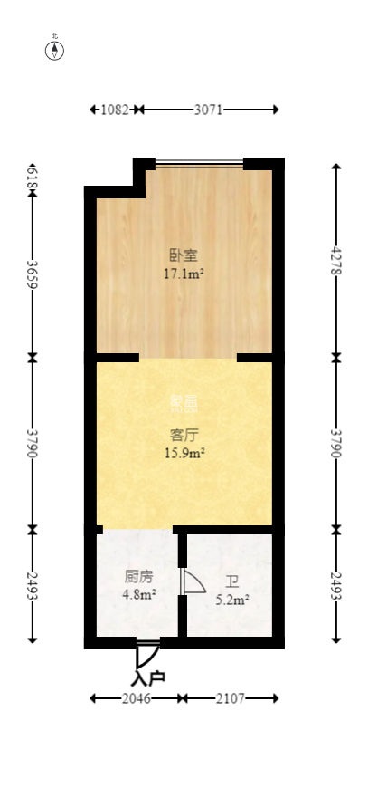 西子一间  1室1厅1卫   35.00万