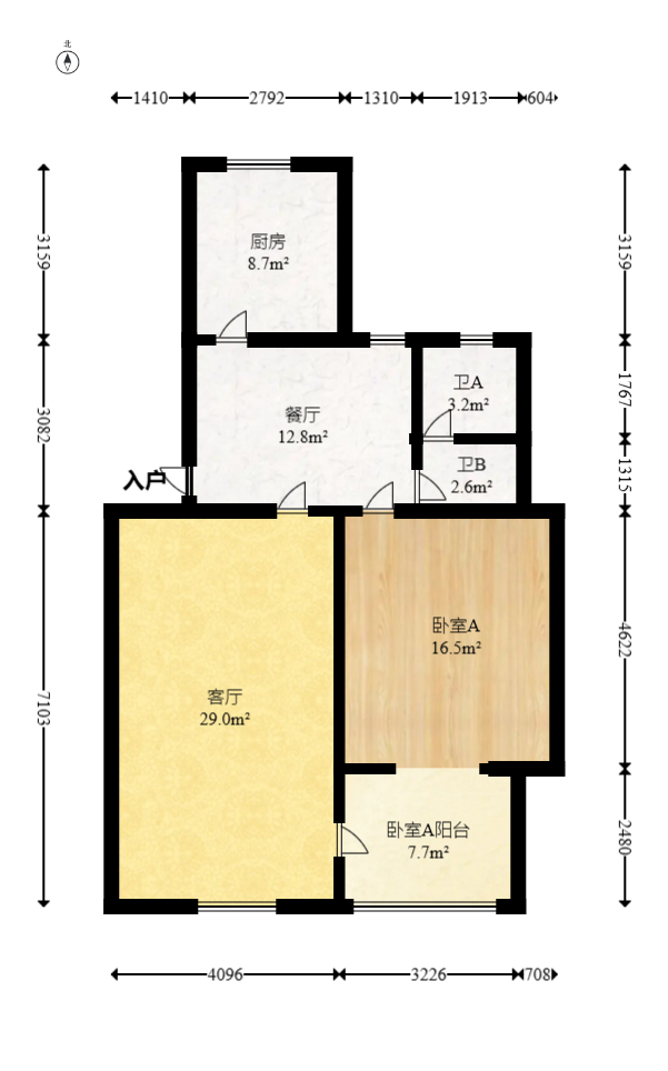 英才园一片  4室2厅1卫    109.0万 英才园一片  4室2厅1卫    109.0万户型图