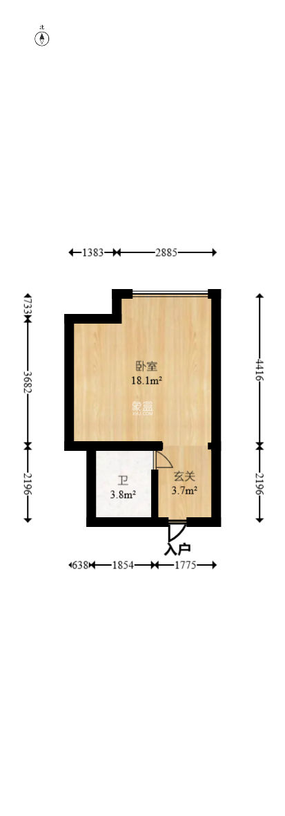 天健芙蓉盛世一期 1室1廳1衛 29.00萬