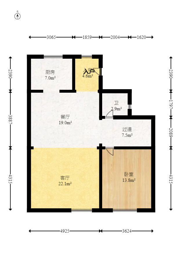 东原麓印长江C区  4室2厅2卫   328.00万