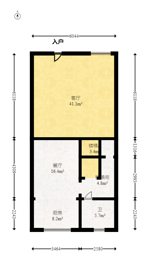 水云间  5室2厅3卫   430.00万室内图1