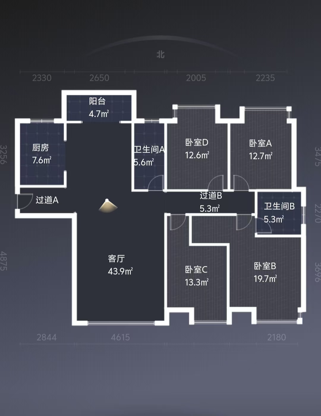 金水湾  4室2厅2卫    98.0万