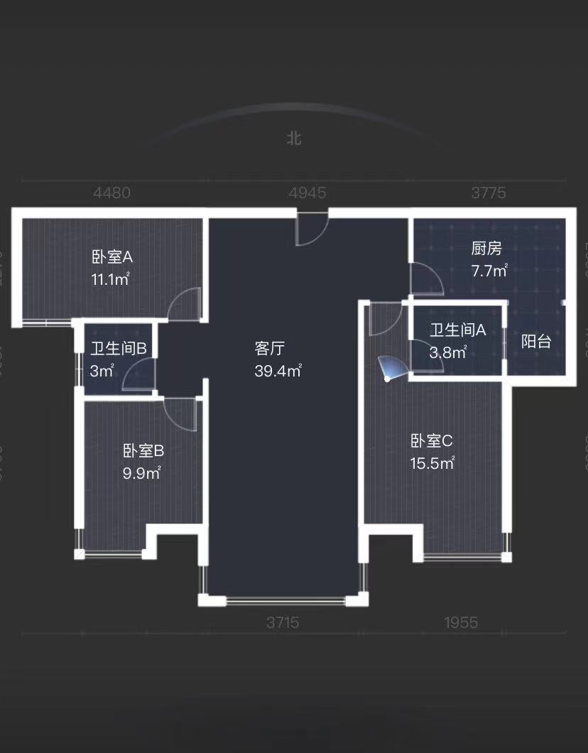 金水湾  3室2厅2卫   73.00万