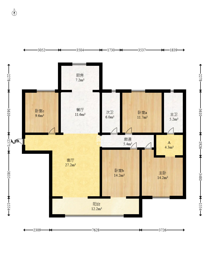 梅溪悅章 4室2廳2衛 199.00萬