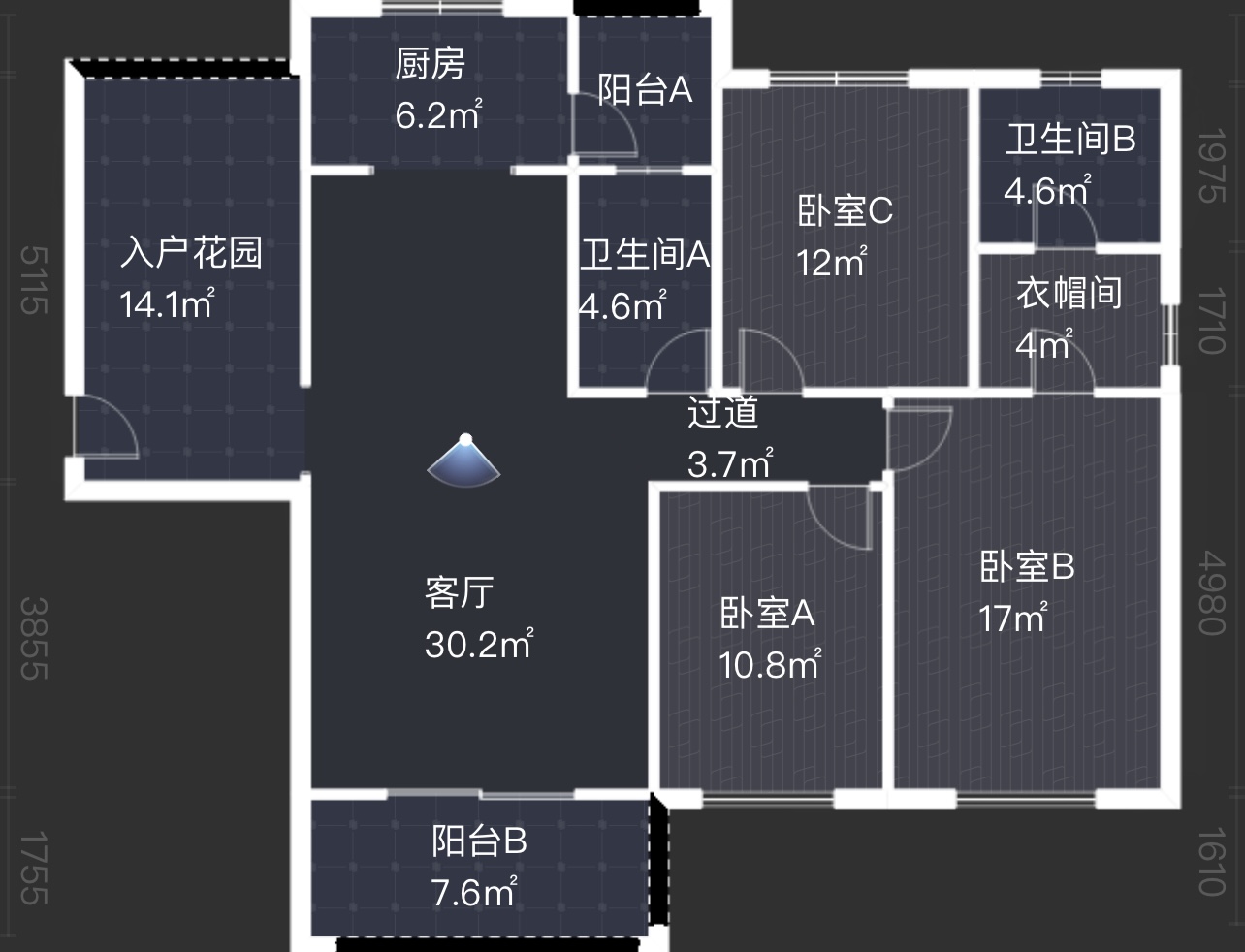 九八缔景城 4室2厅2卫 50.8万 九八缔景城 4室2厅2卫 50.8万室内图