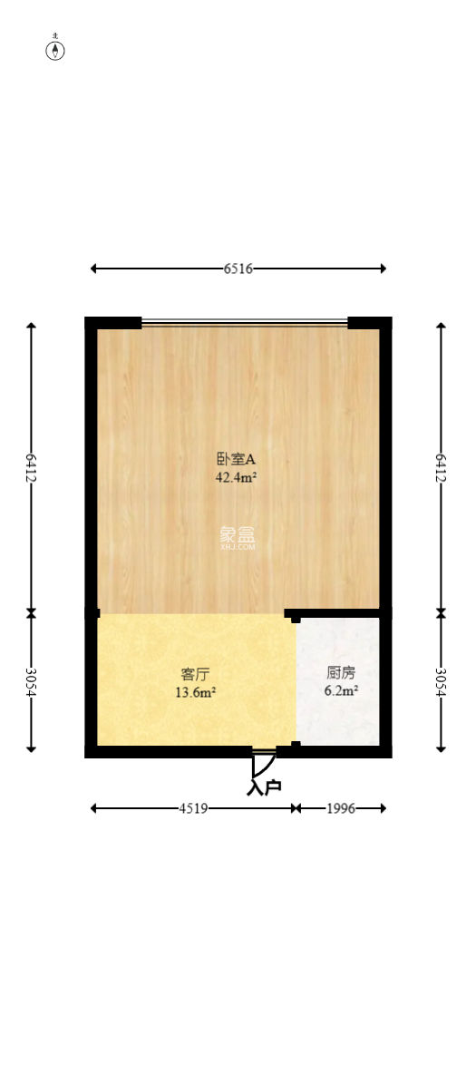 汇景发展环球中心  1室1厅1卫   314.00万