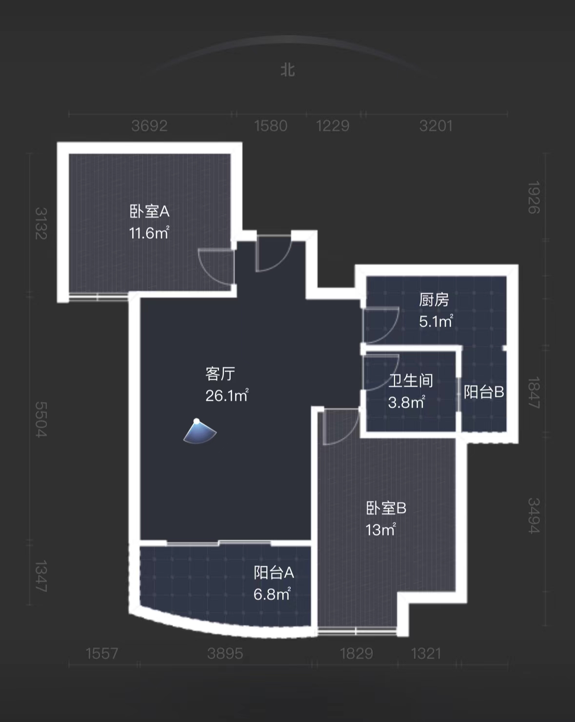 曼哈顿花园  2室2厅1卫   40.80万室内图