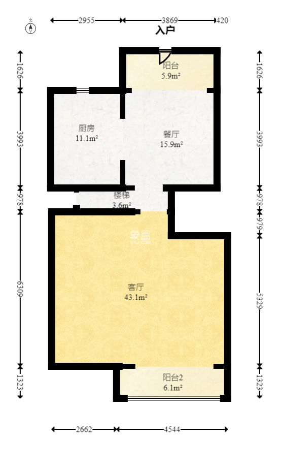 金科东方大院一二六期  4室2厅2卫   470.00万