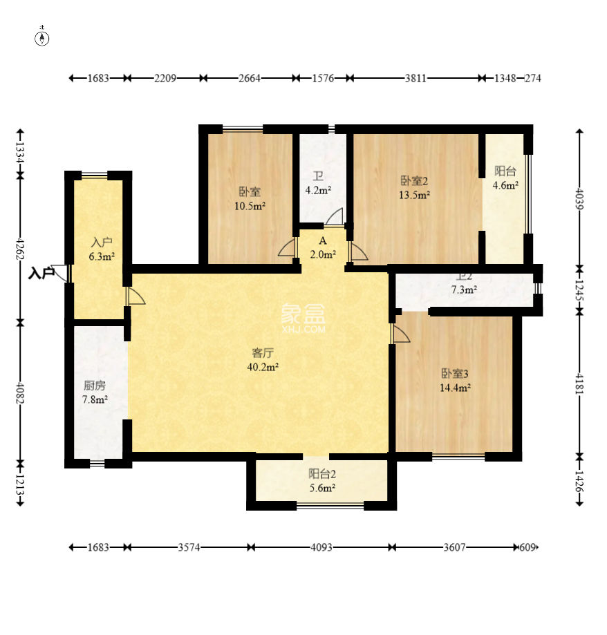 西城龙庭  4室2厅2卫    131.2万