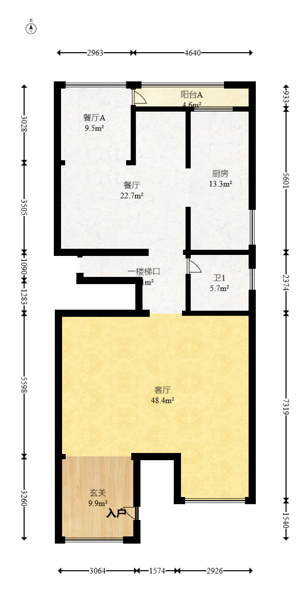 汀湘十里  6室2厅4卫   720.00万室内图1