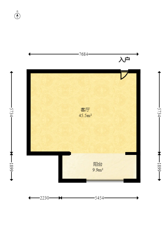 湘绣城  4室2厅2卫   69.60万室内图1